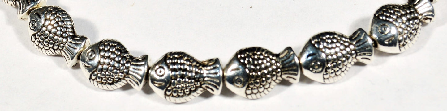 Tiny Silver Fish - Low Tide Island Designs
