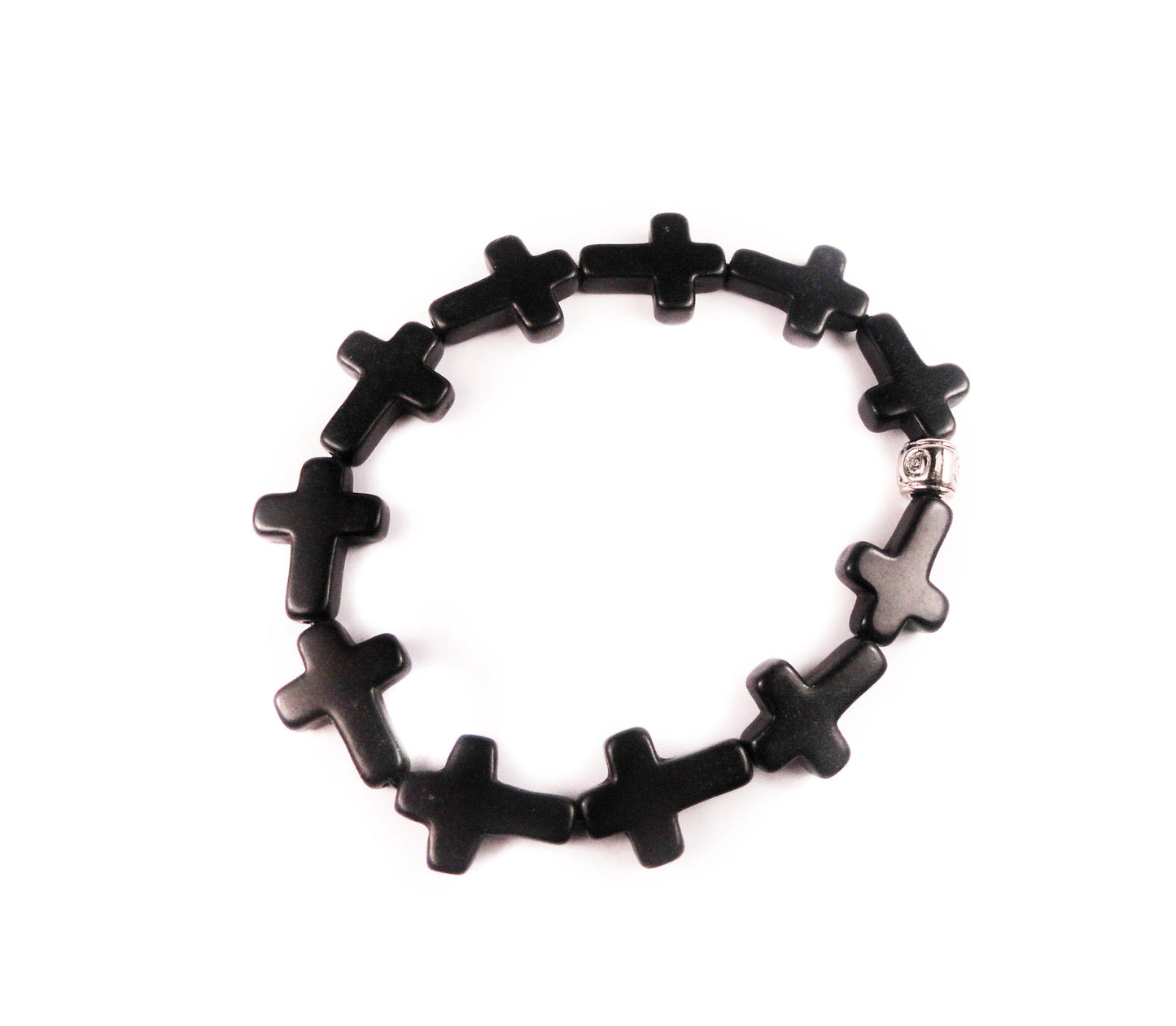 Cross - Black Onyx - Low Tide Island Designs