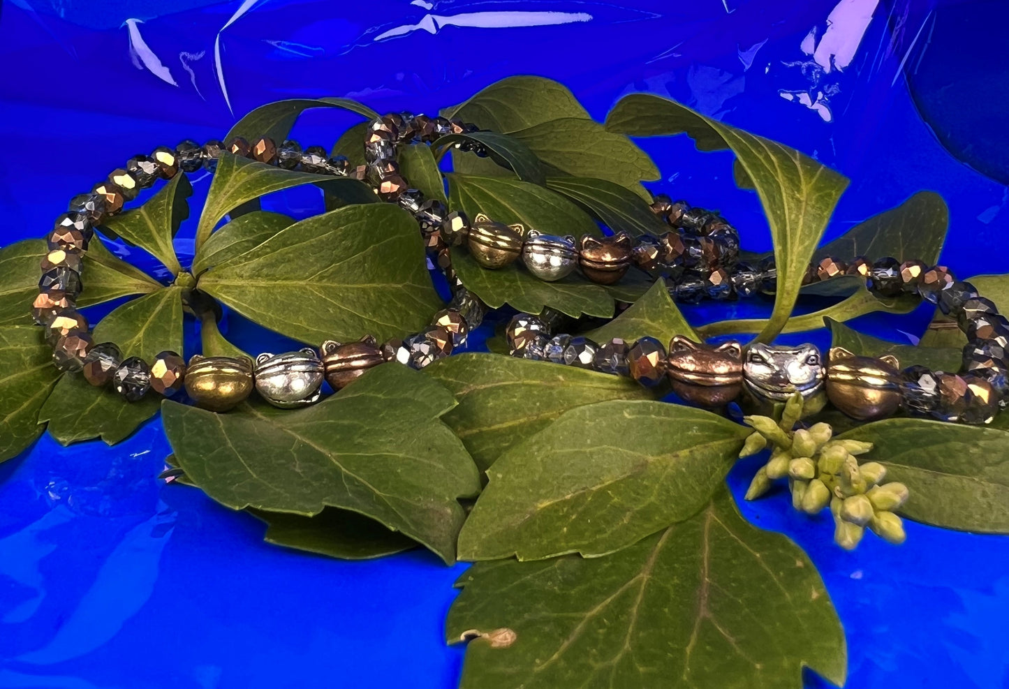 Frog Head Tri-Color  Bracelet