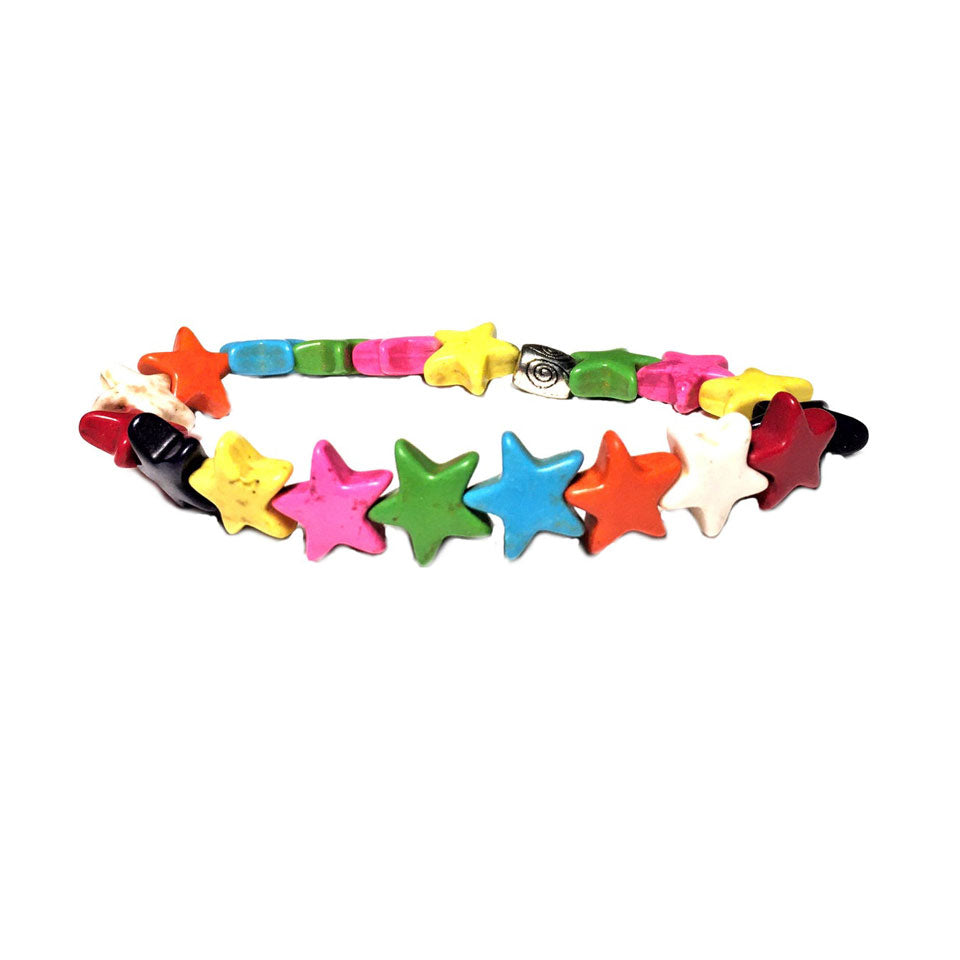 MAKE A WISH! STONE STAR CONFETTI BRACELET - Low Tide Island Designs