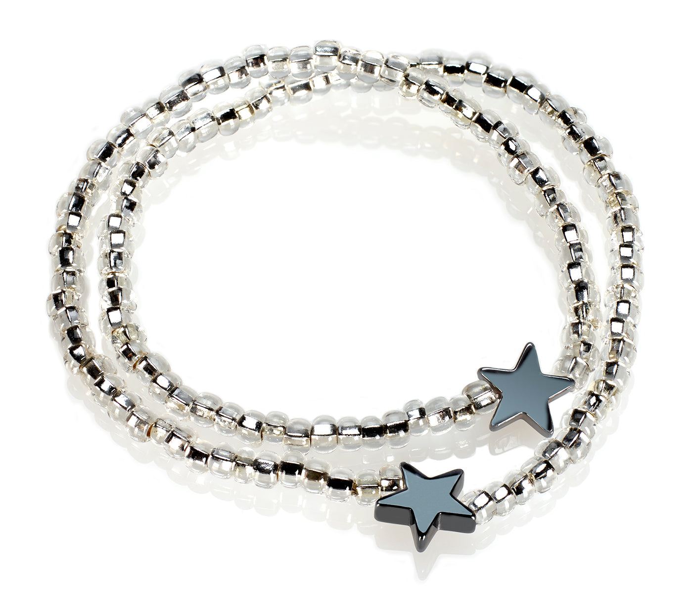 2 in 1 Twinkle Wishing Star shiny mirrored bracelet doubles or single necklace stunning! - Low Tide Island Designs