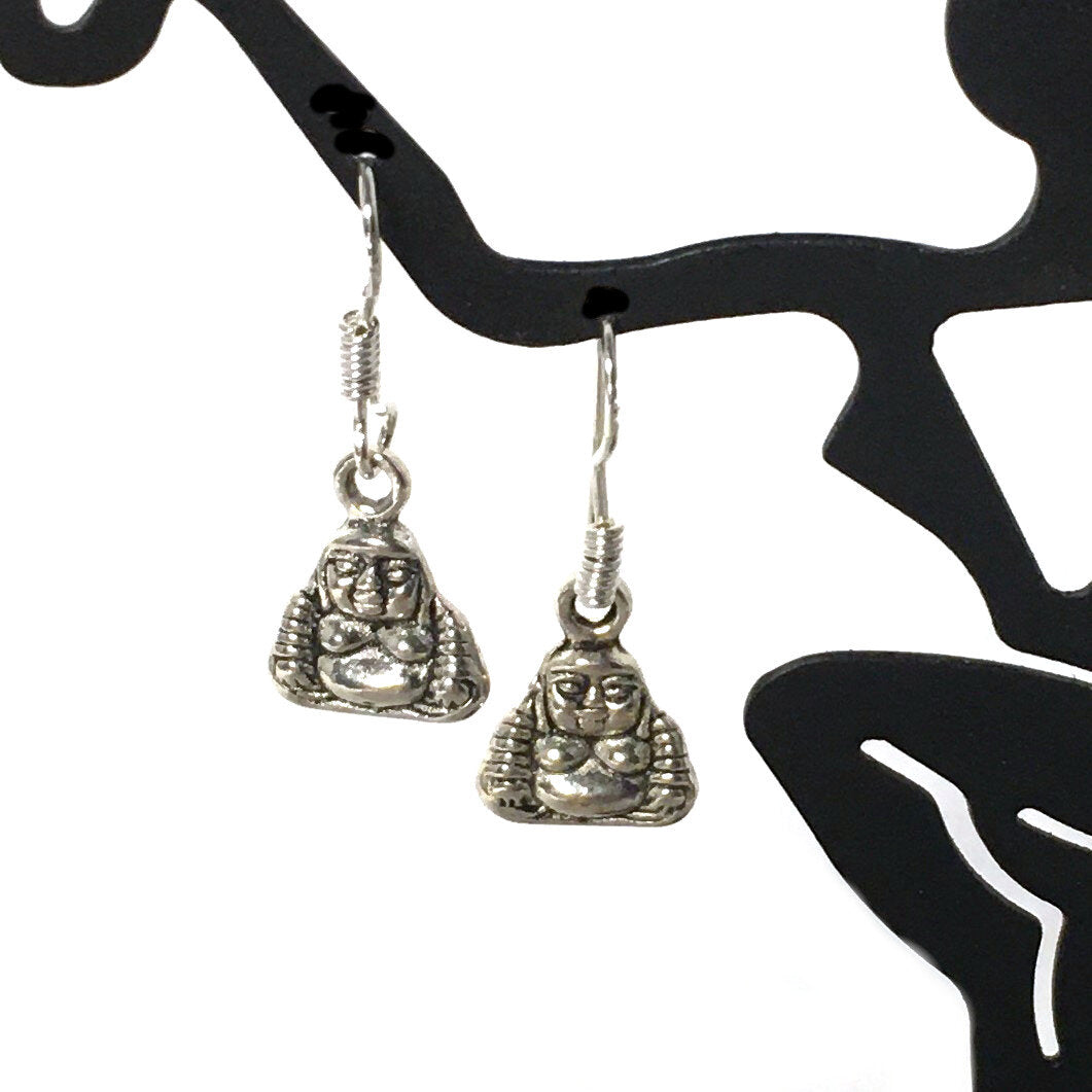 Laughing Buddha Vintage Earring and Bracelet  Set - Low Tide Island Designs