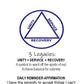 Legacy, Sobriety and Addiction Awareness Bracelet