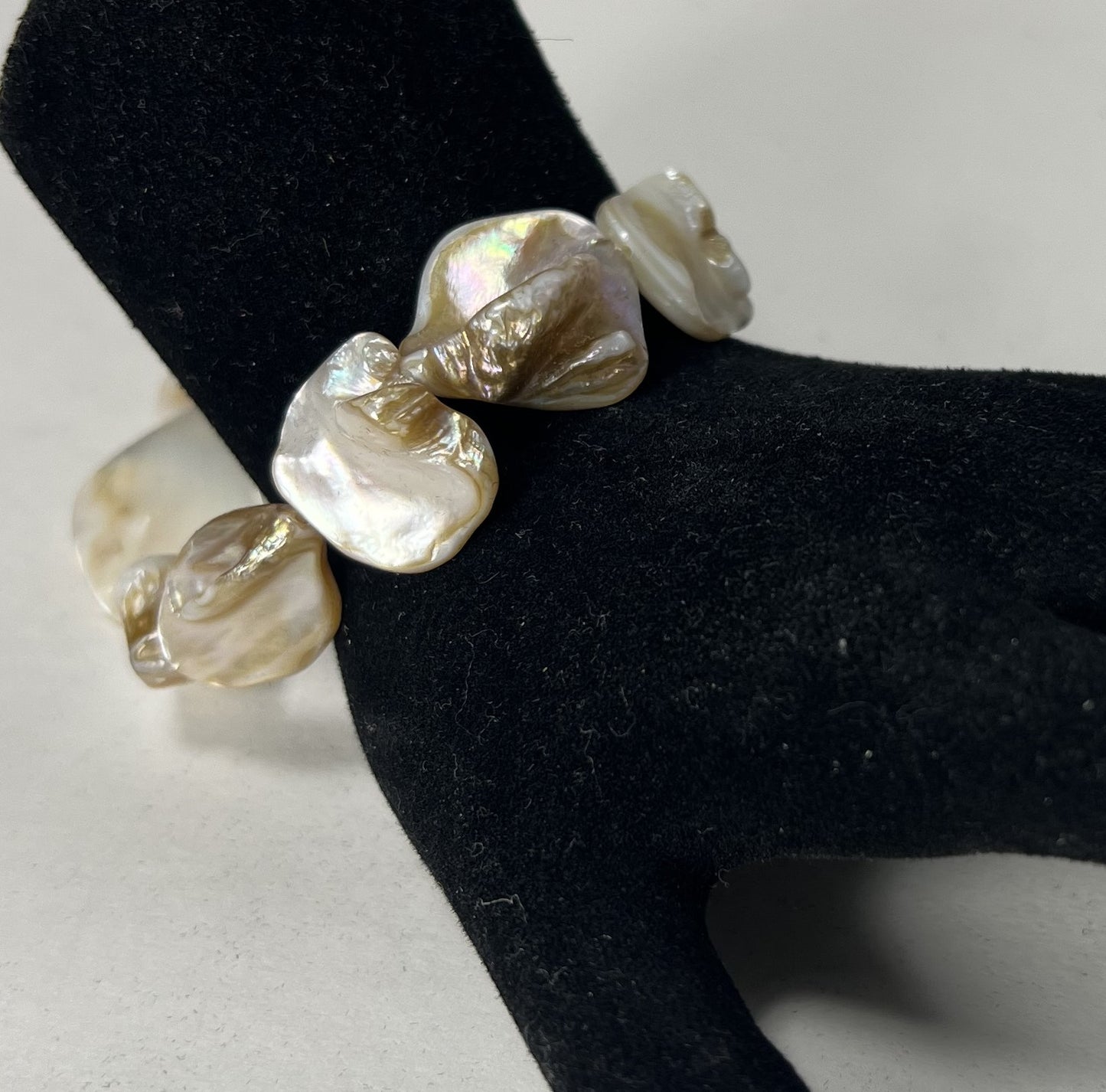 Shell Oyster Bracelet on Fresh Water Shells Bracelet