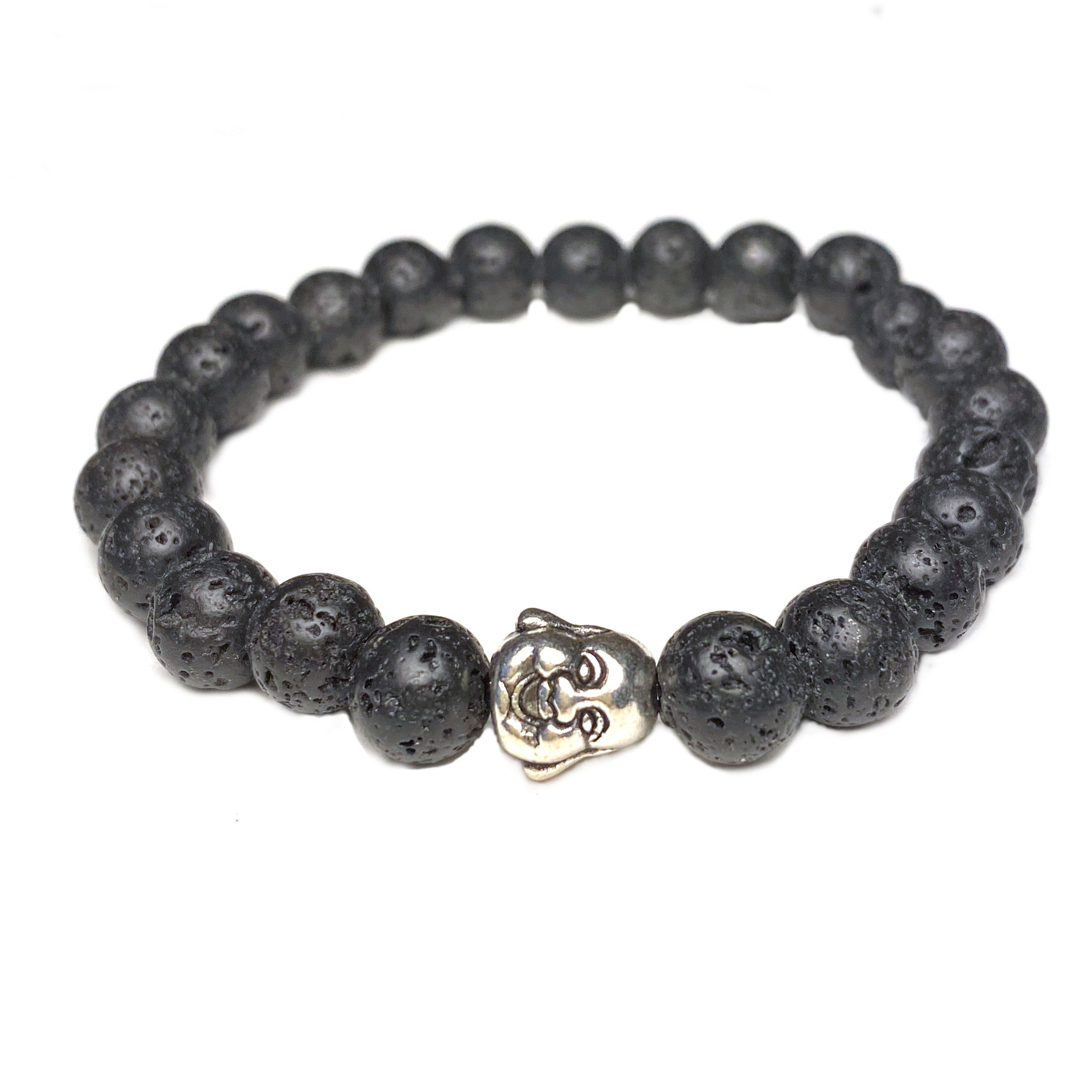 Lava Rock Bracelet Buddha Head Beaded Natural Gemstone : The Gel Candle Co,  Scented Gel Candles for Sale Retail and Wholesale
