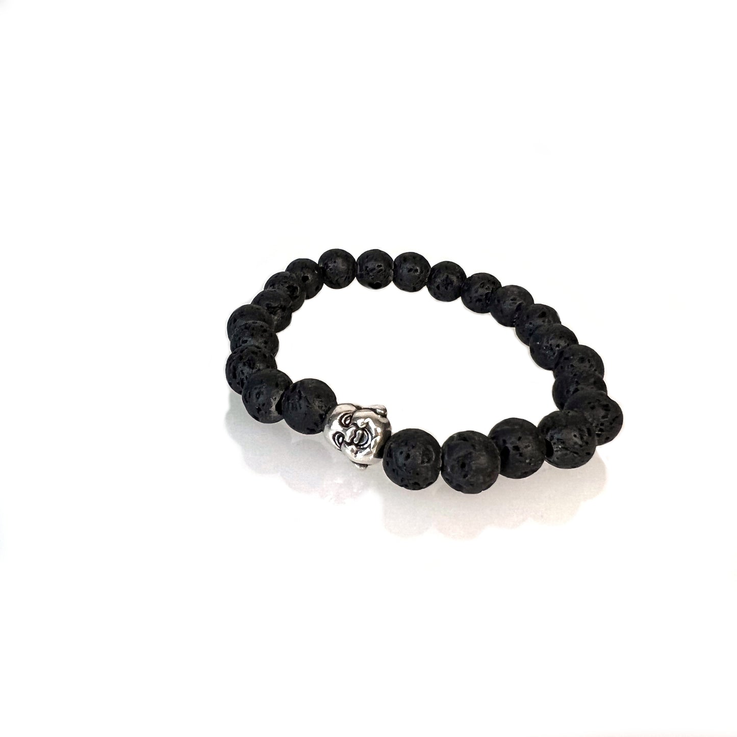 Buddha Head Lava Bracelets Large or Small
