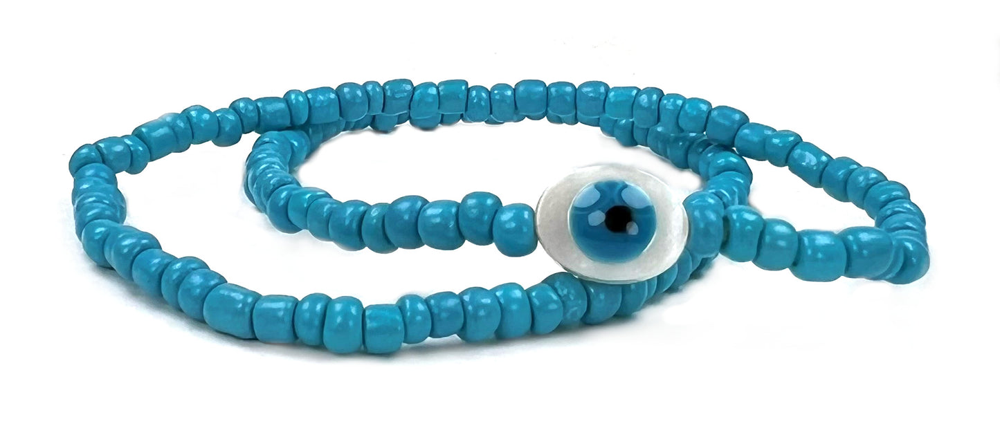 Evil Eye 2 IN 1 Turquoise Bracelet / Necklace