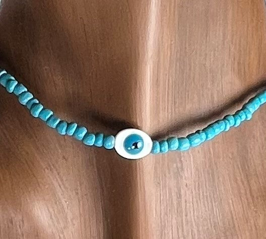 Evil Eye 2 IN 1 Turquoise Bracelet / Necklace