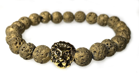 Lion Lava Bracelet