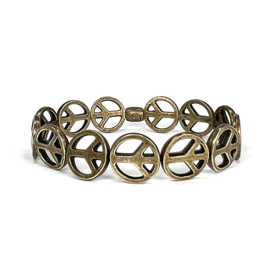 Peace Bronze Bracelet