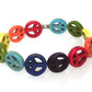 Vintage Peace Sign - Rainbow Stone - Low Tide Island Designs
