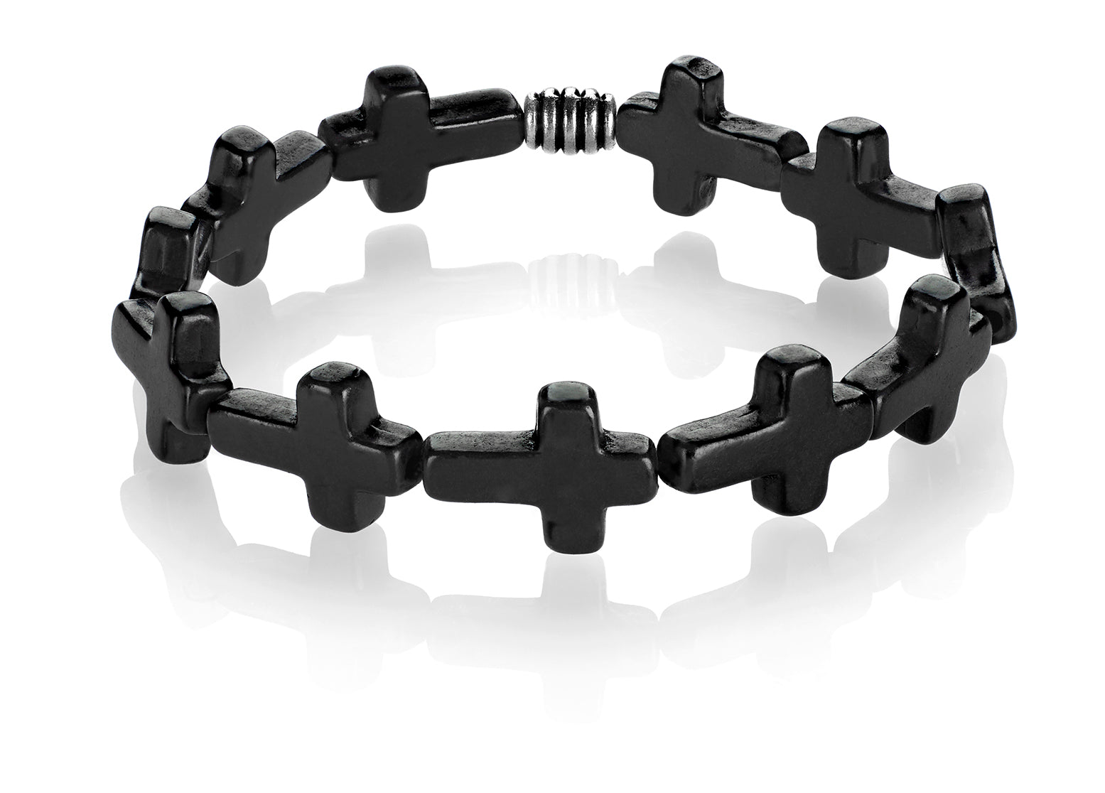 Cross Black Bracelet – Low Tide Island Design