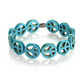 Vintage Peace Sign - Turquoise Stone - Low Tide Island Designs