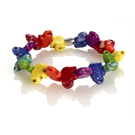 Lucky Tiny Elephants - Rainbow Stone - Low Tide Island Designs